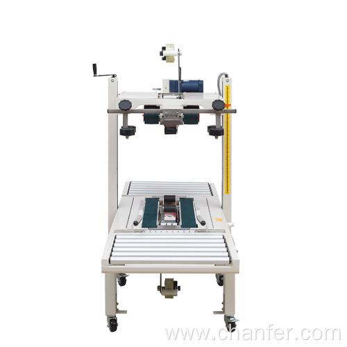 Carton sealer box sealing packaging machine with conveyor